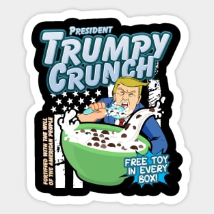 President Trumpy Crunch - Donald Trump Sticker